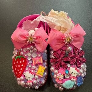 Pink Embellished Baby Shoes